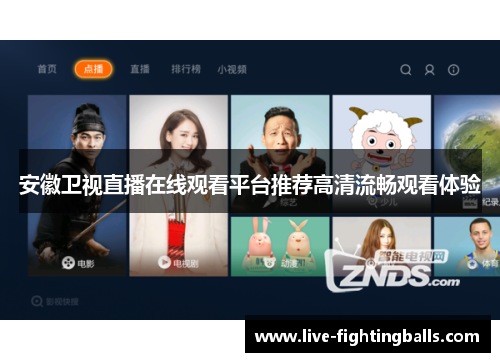 安徽卫视直播在线观看平台推荐高清流畅观看体验